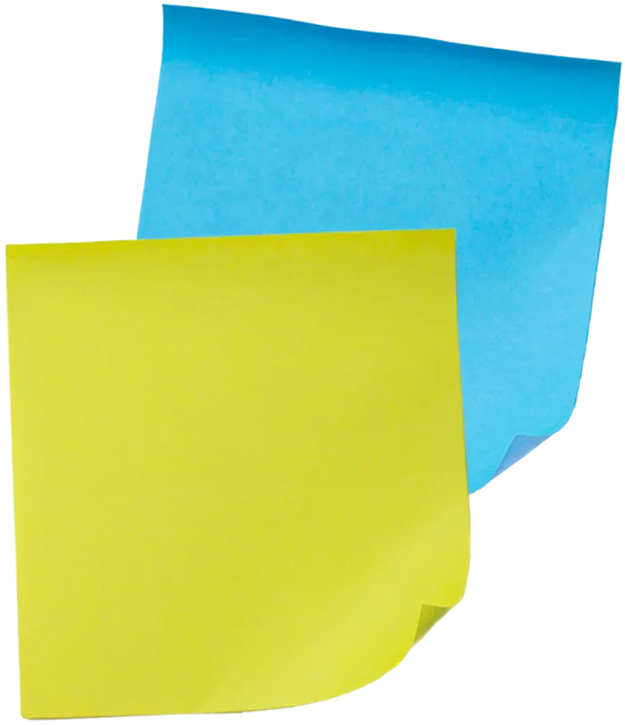 sticky notes
