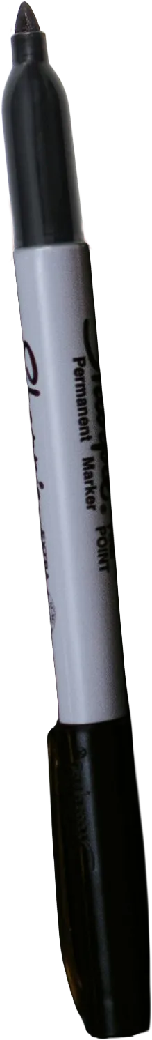 black marker